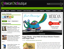 Tablet Screenshot of mexicanchicboutique.com